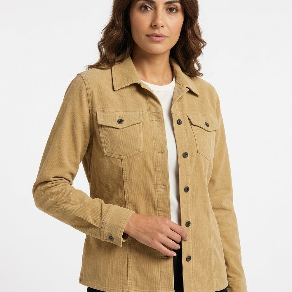 Roxy Tan Jacket Women Size M